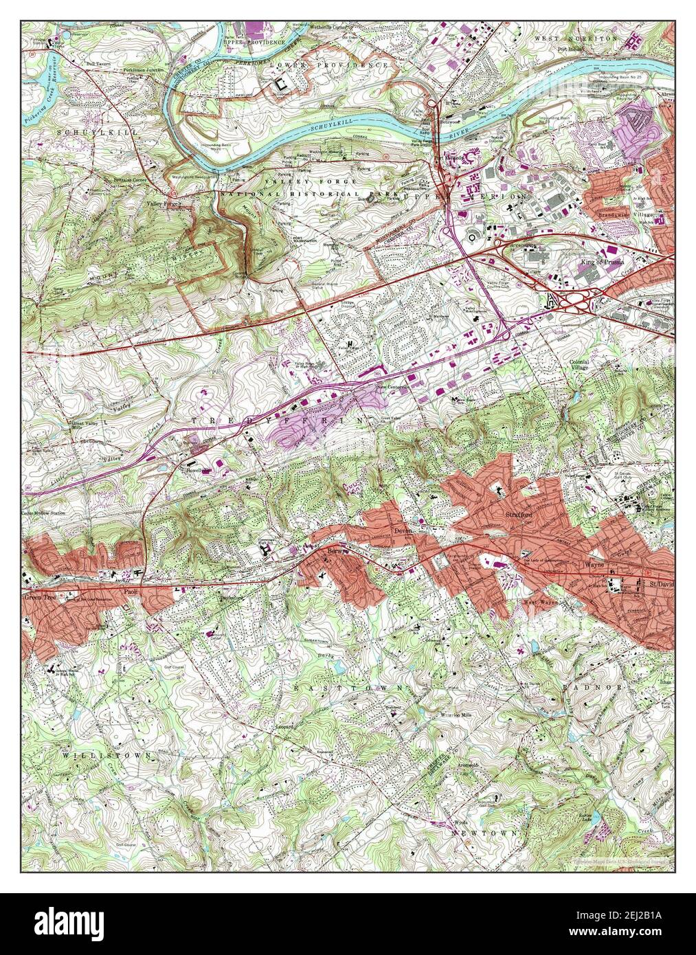 Map of valley hires stock photography and images Alamy