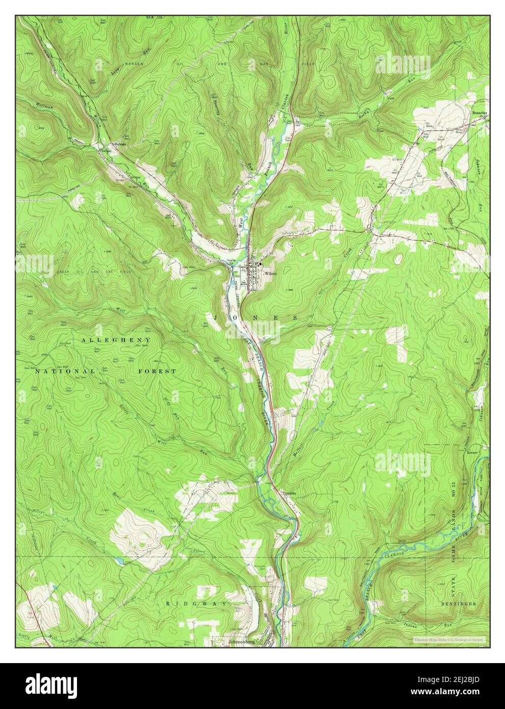 Wilcox pennsylvania map Cut Out Stock Images & Pictures Alamy
