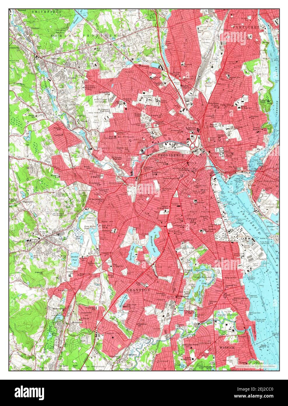 Providence Rhode Island map 1957 - Providence Rhode Island Map 1957 124000 United States Of America By Timeless Maps Data Us Geological Survey 2EJ2CC0