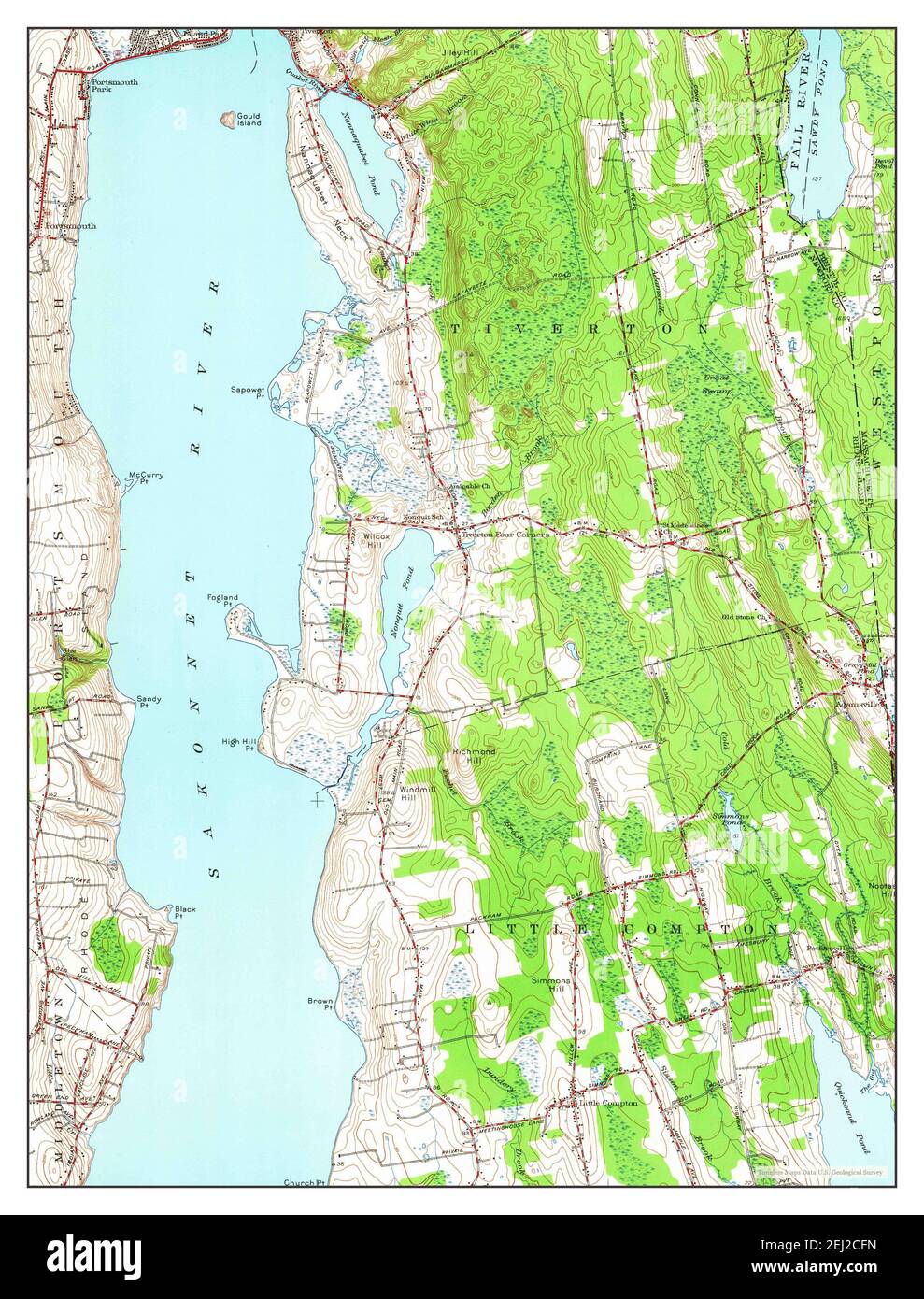 Tiverton map Cut Out Stock Images & Pictures Alamy