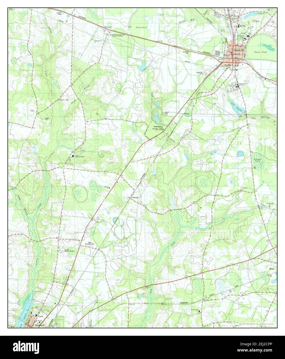 Blackville south carolina map Cut Out Stock Images & Pictures Alamy