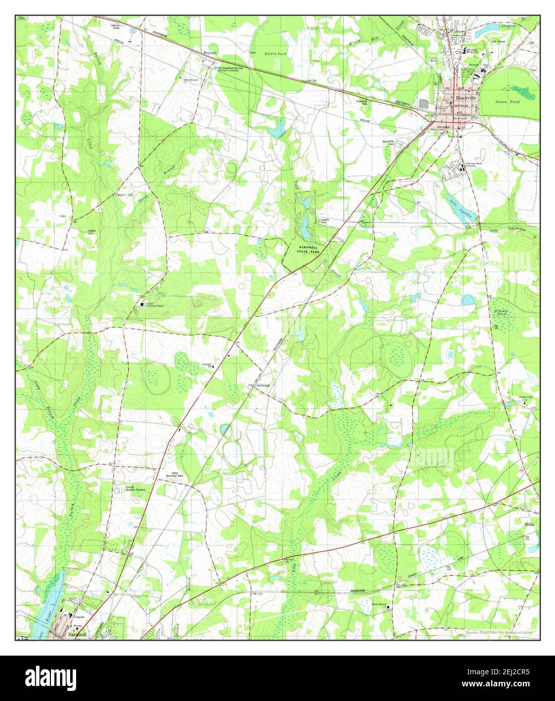 Blackville south carolina map Cut Out Stock Images & Pictures Alamy