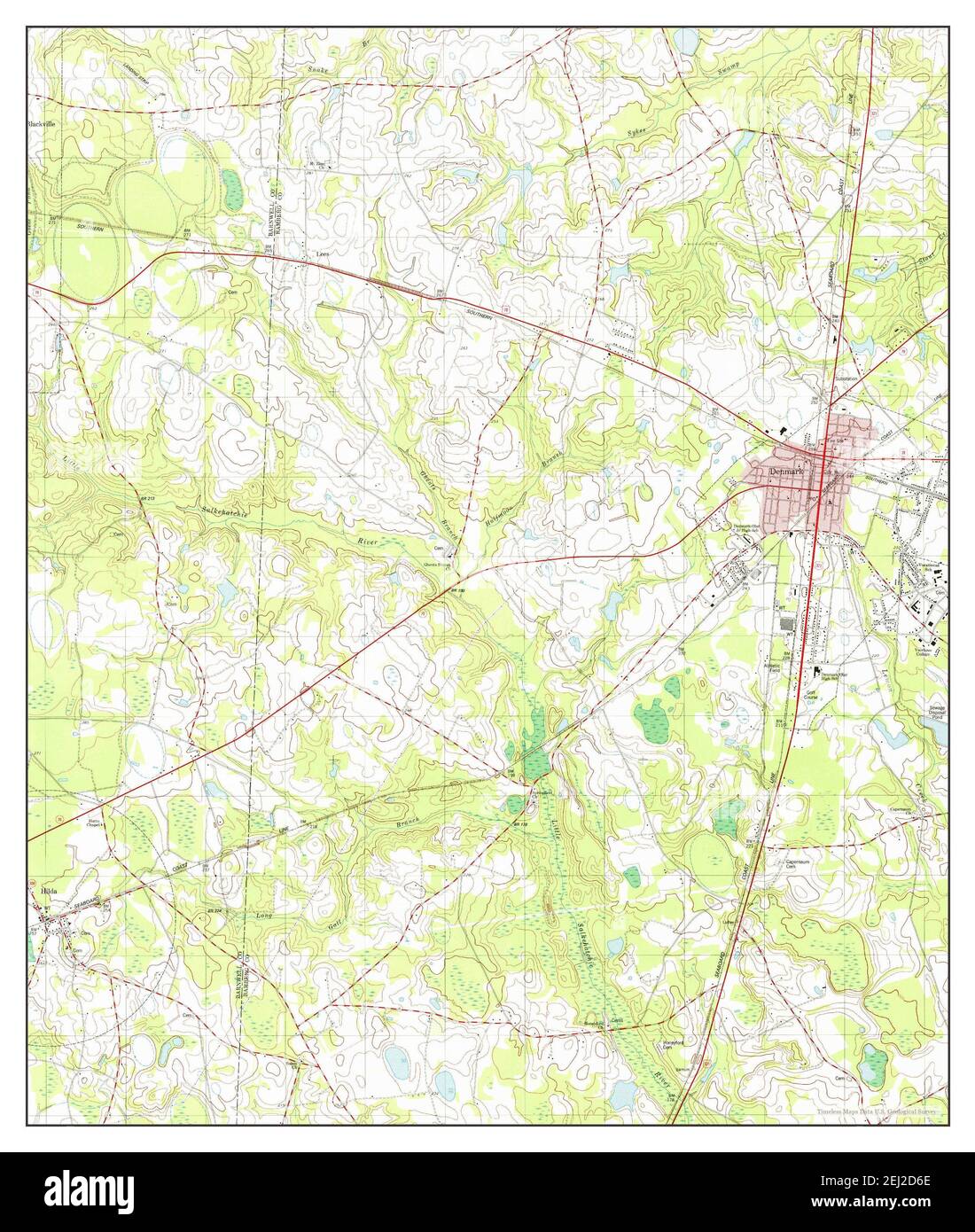 Denmark south carolina map hires stock photography and images Alamy