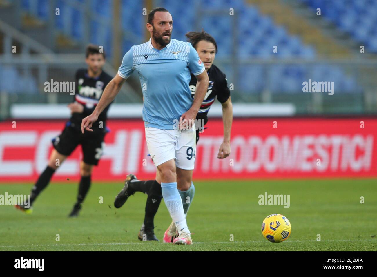 Rome, Italy. 20th Feb, 2021. ROME, Italy - 20.02.2021:MURIQI in action during the Italian Serie A league 2021 soccer match between SS LAZIO VS SAMPDORIA, at Olympic stadium in Rome Credit: Independent Photo Agency/Alamy Live News Stock Photo