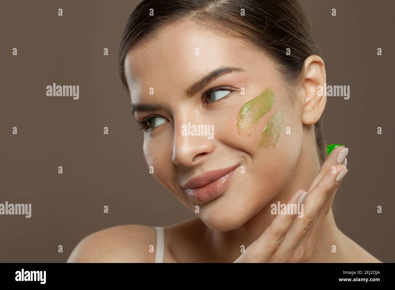 Closeup beautiful latina woman hi-res stock photography and images - Alamy