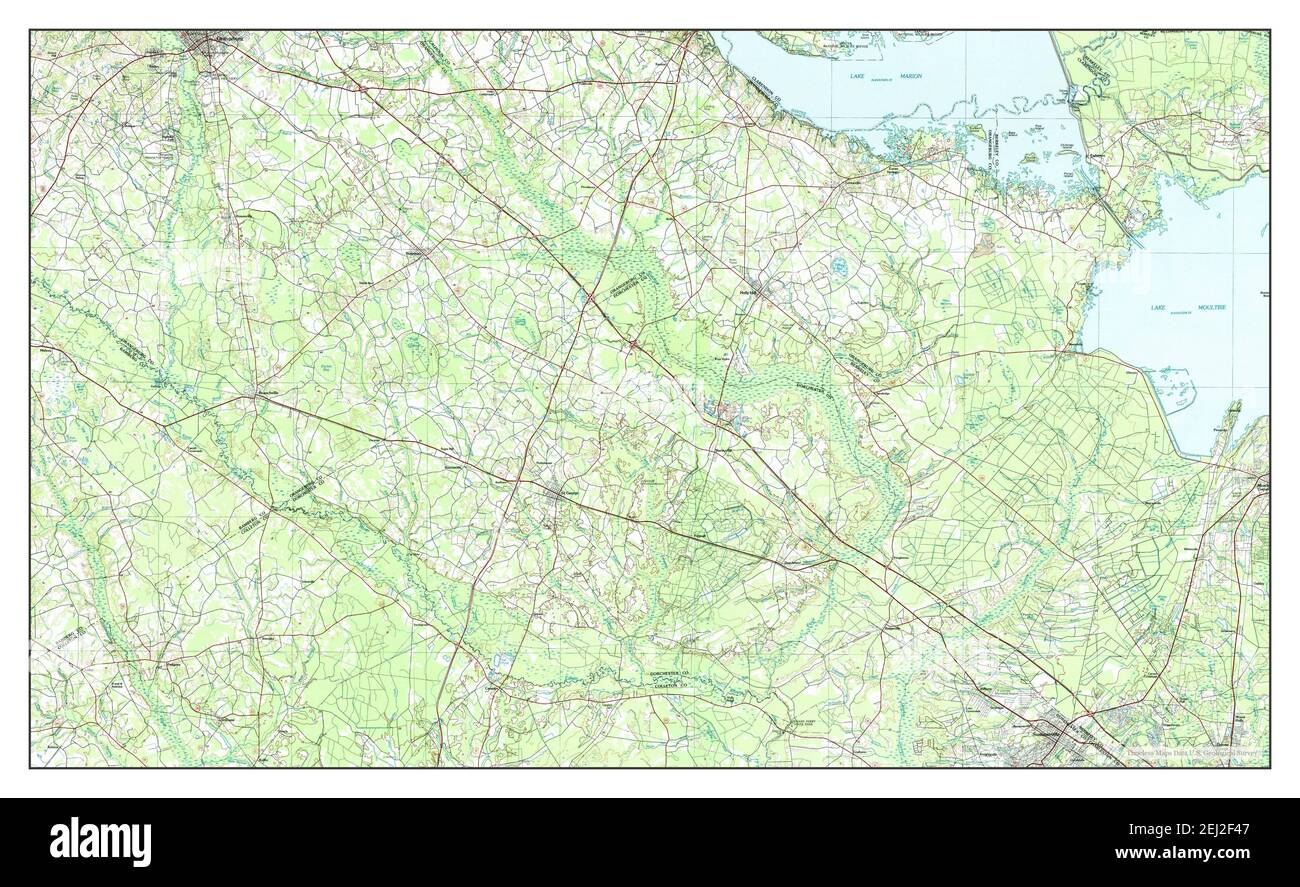 St George Sc Map Saint George, South Carolina, Map 1990, 1:100000, United States Of America  By Timeless Maps, Data U.s. Geological Survey Stock Photo - Alamy