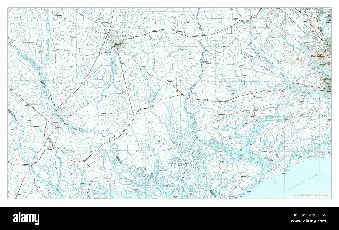 Map of walterboro Cut Out Stock Images & Pictures Alamy