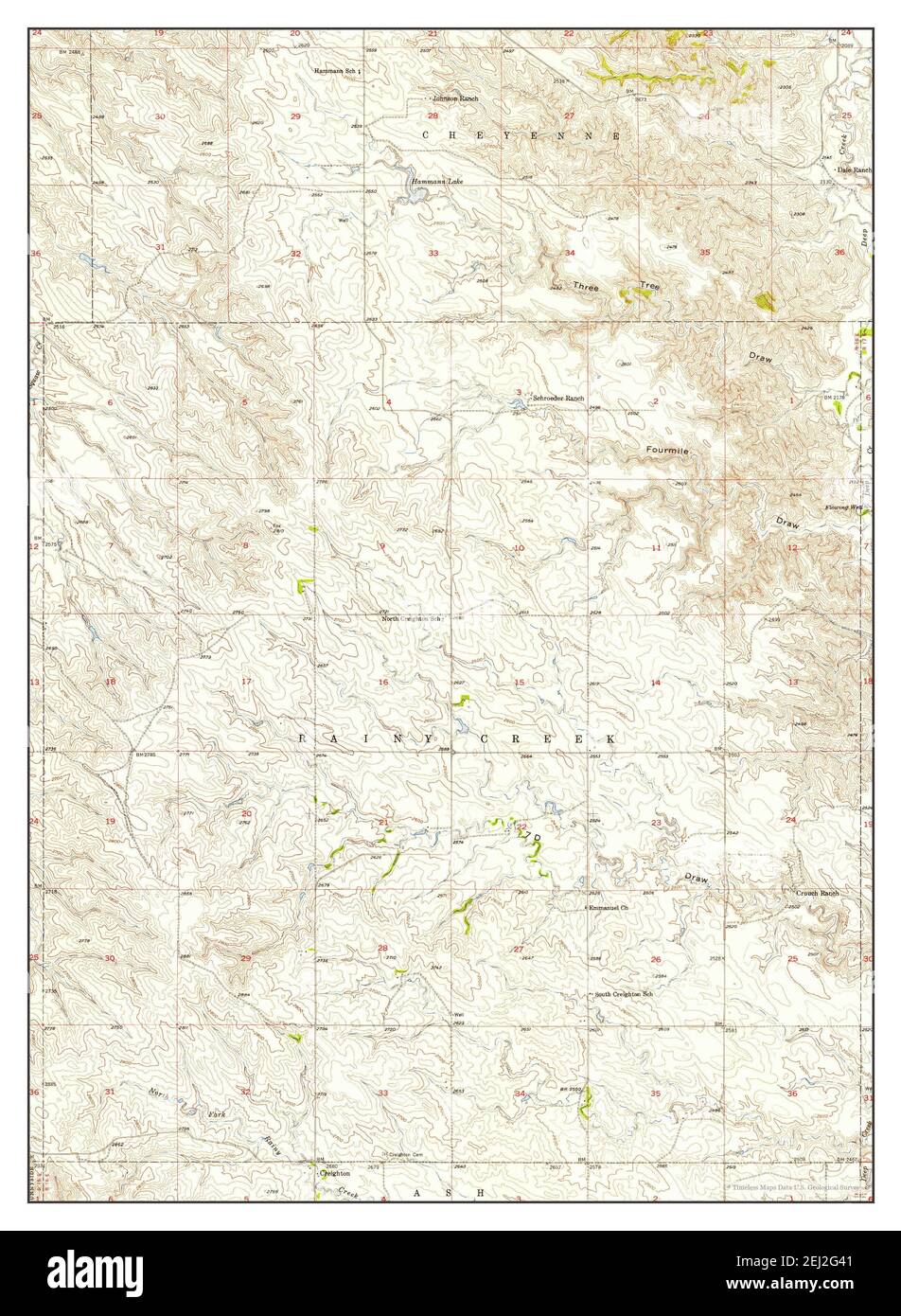 Map of creighton hires stock photography and images Alamy