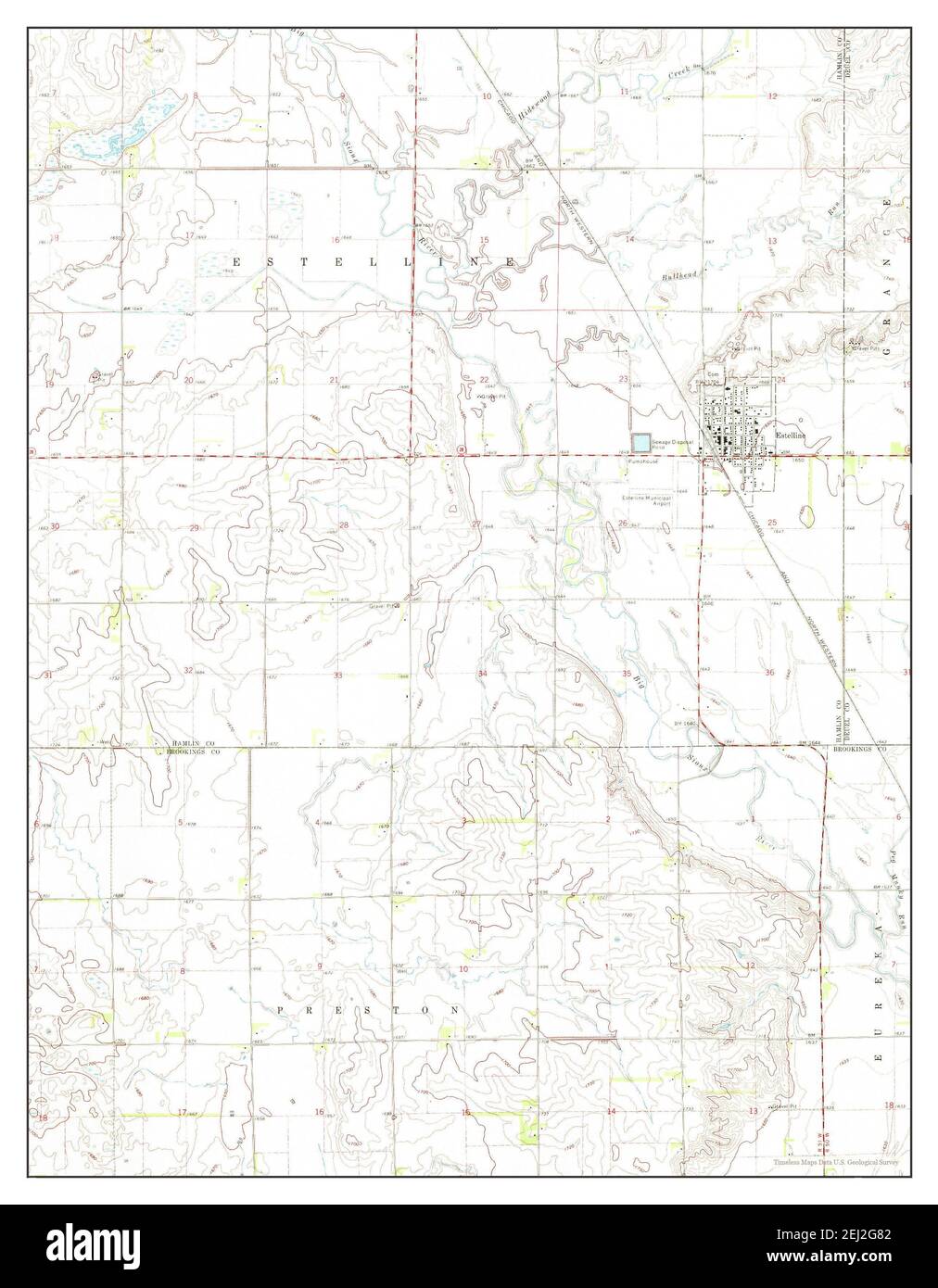Map of estelline south dakota hires stock photography and images Alamy