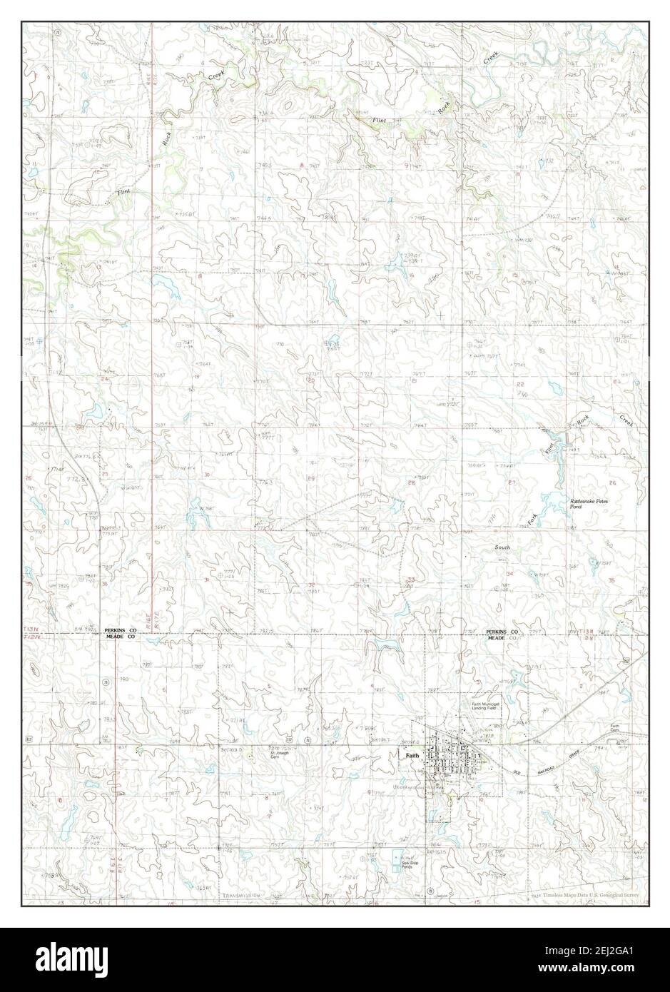 Faith South Dakota Map Faith, South Dakota, Map 1983, 1:24000, United States Of America By  Timeless Maps, Data U.s. Geological Survey Stock Photo - Alamy