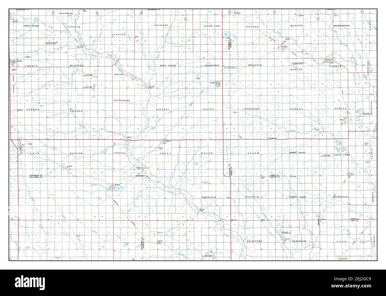 Map of freeman hires stock photography and images Alamy