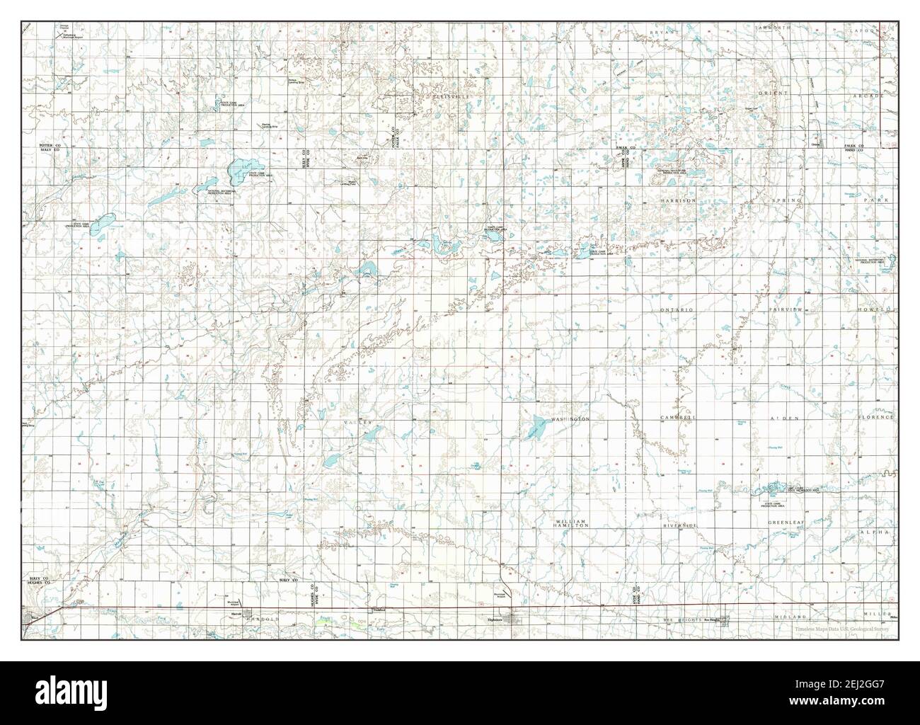 Map of highmore south dakota Cut Out Stock Images & Pictures Alamy
