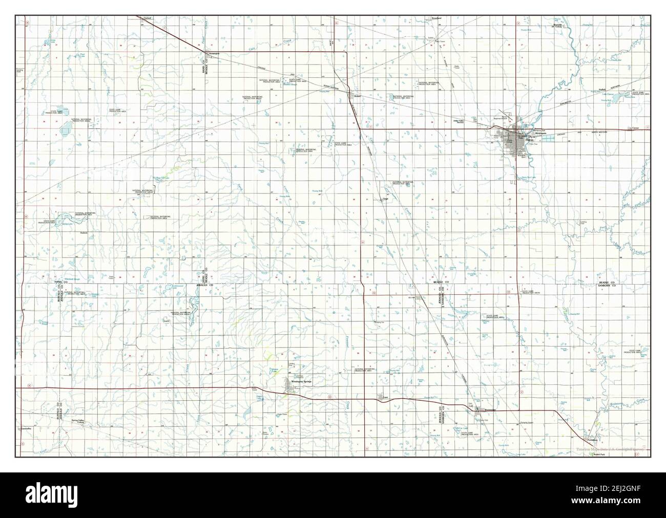Map of huron south dakota Cut Out Stock Images & Pictures Alamy