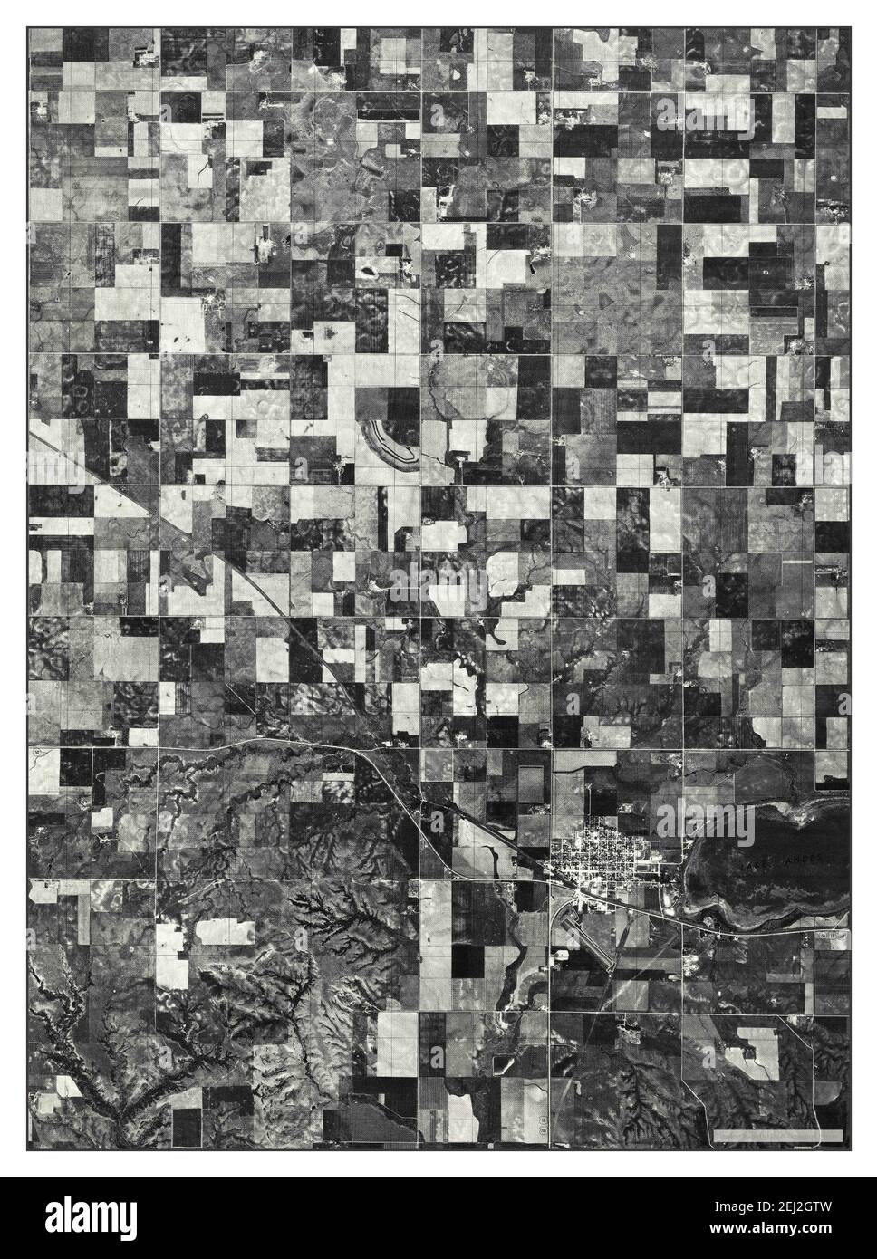 Lake Andes, South Dakota, map 1977, 124000, United States of America by Timeless Maps, data U.S