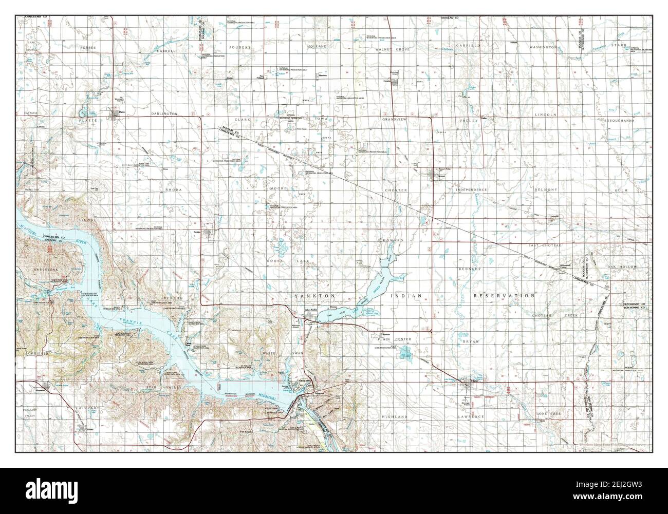 Lake andes south dakota hires stock photography and images Alamy