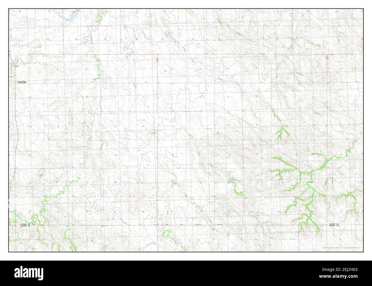 Long valley south dakota map hires stock photography and images Alamy
