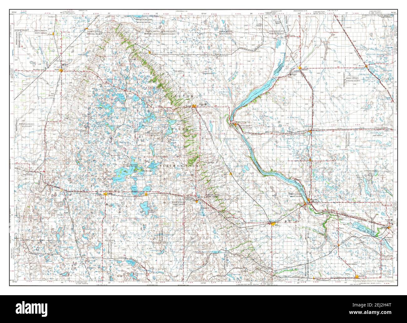 Map of milbank south dakota hires stock photography and images Alamy