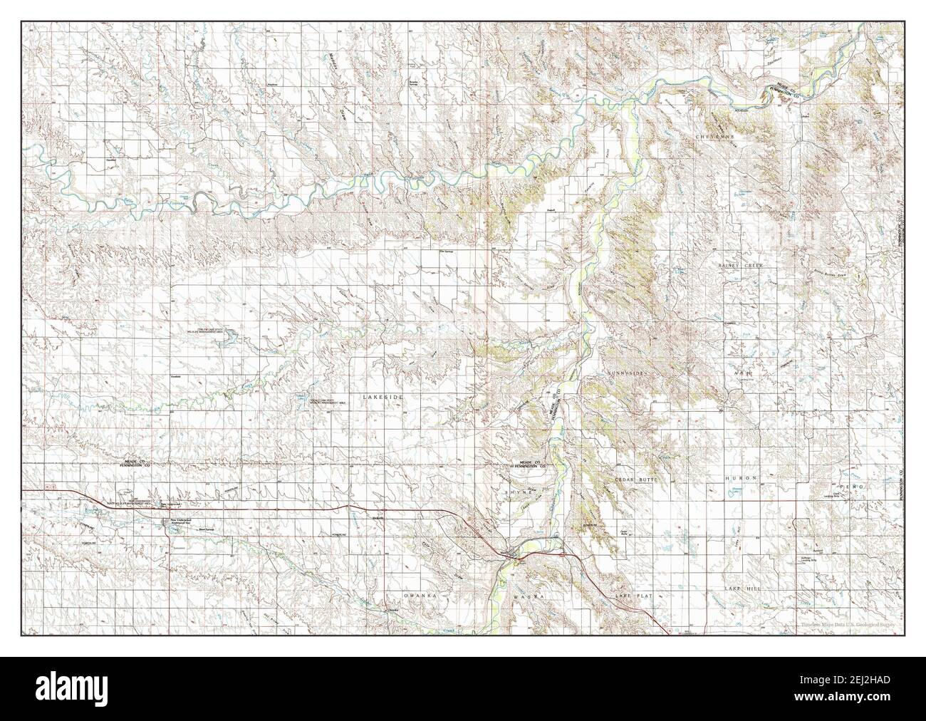 New underwood map Cut Out Stock Images & Pictures Alamy