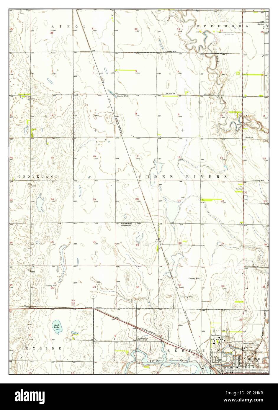 Map of redfield Cut Out Stock Images & Pictures Alamy