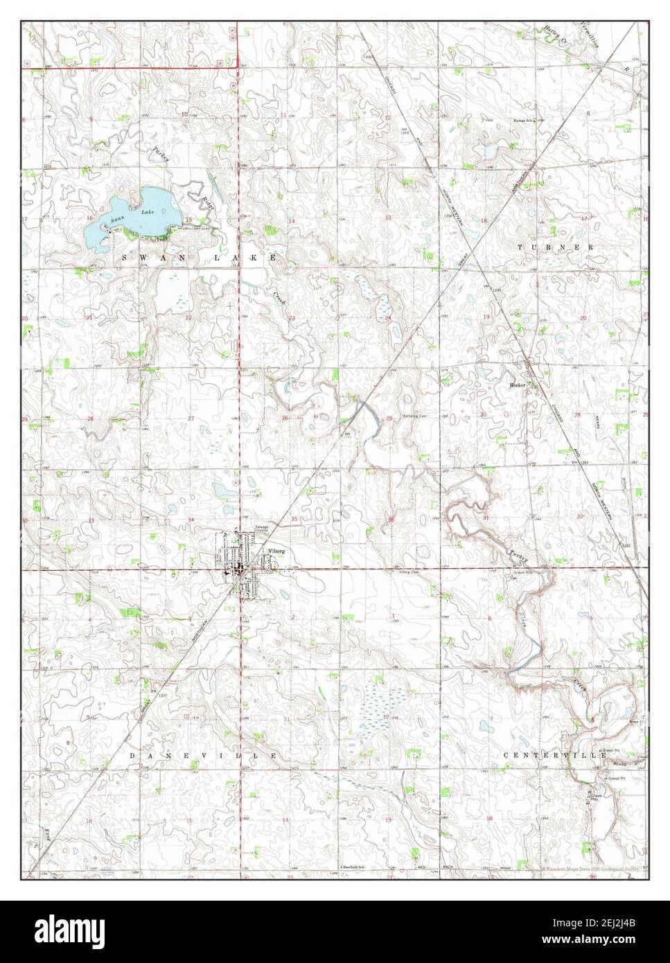 south dakota map hires stock photography and images Alamy