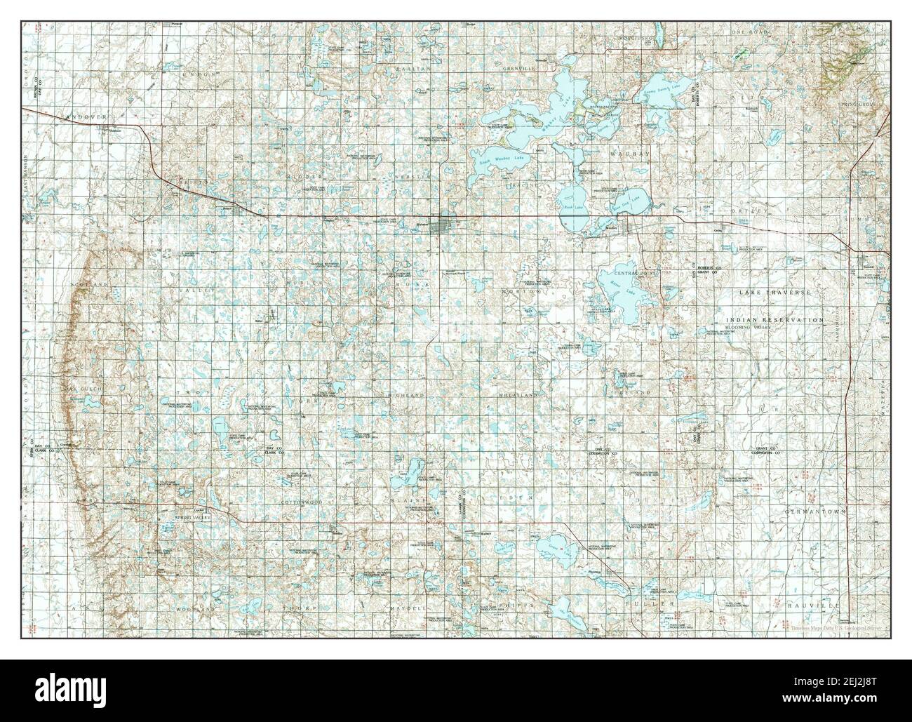 Webster South Dakota Map Webster South Dakota Map Cut Out Stock Images & Pictures - Alamy