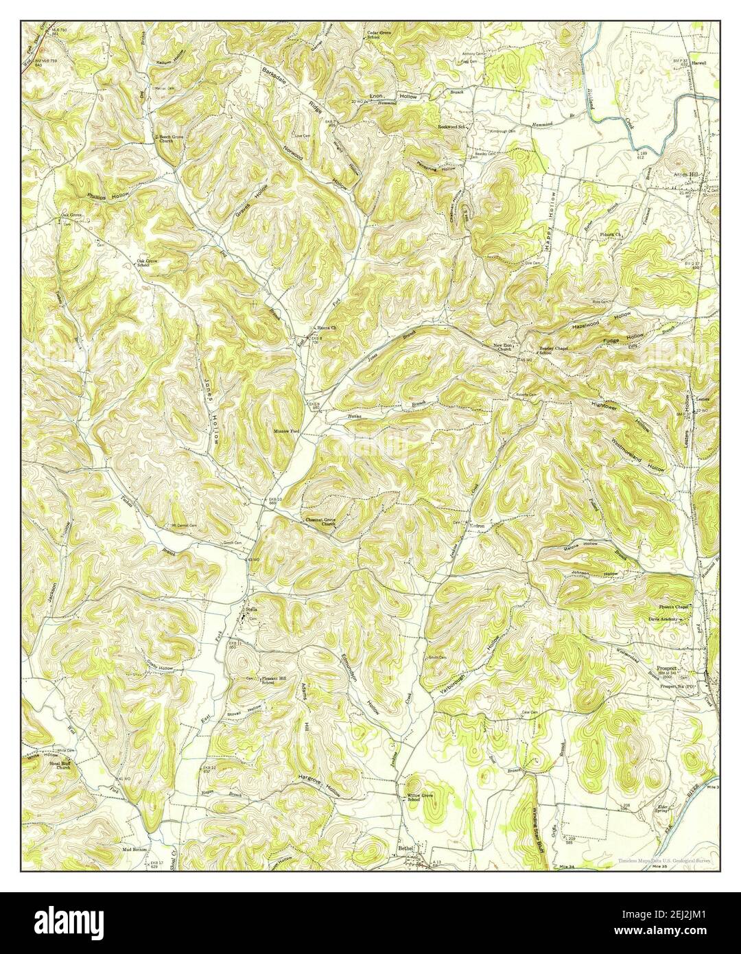 Aspen Hill Tennessee map 1950 - Aspen Hill Tennessee Map 1950 124000 United States Of America By Timeless Maps Data Us Geological Survey 2EJ2JM1 