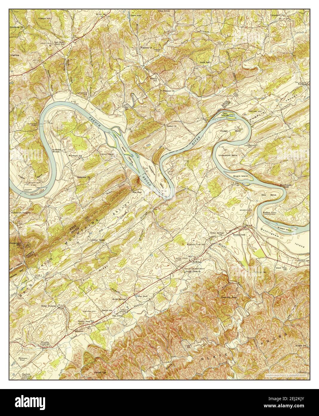 Boyds Creek, Tennessee, map 1940, 124000, United States of America by