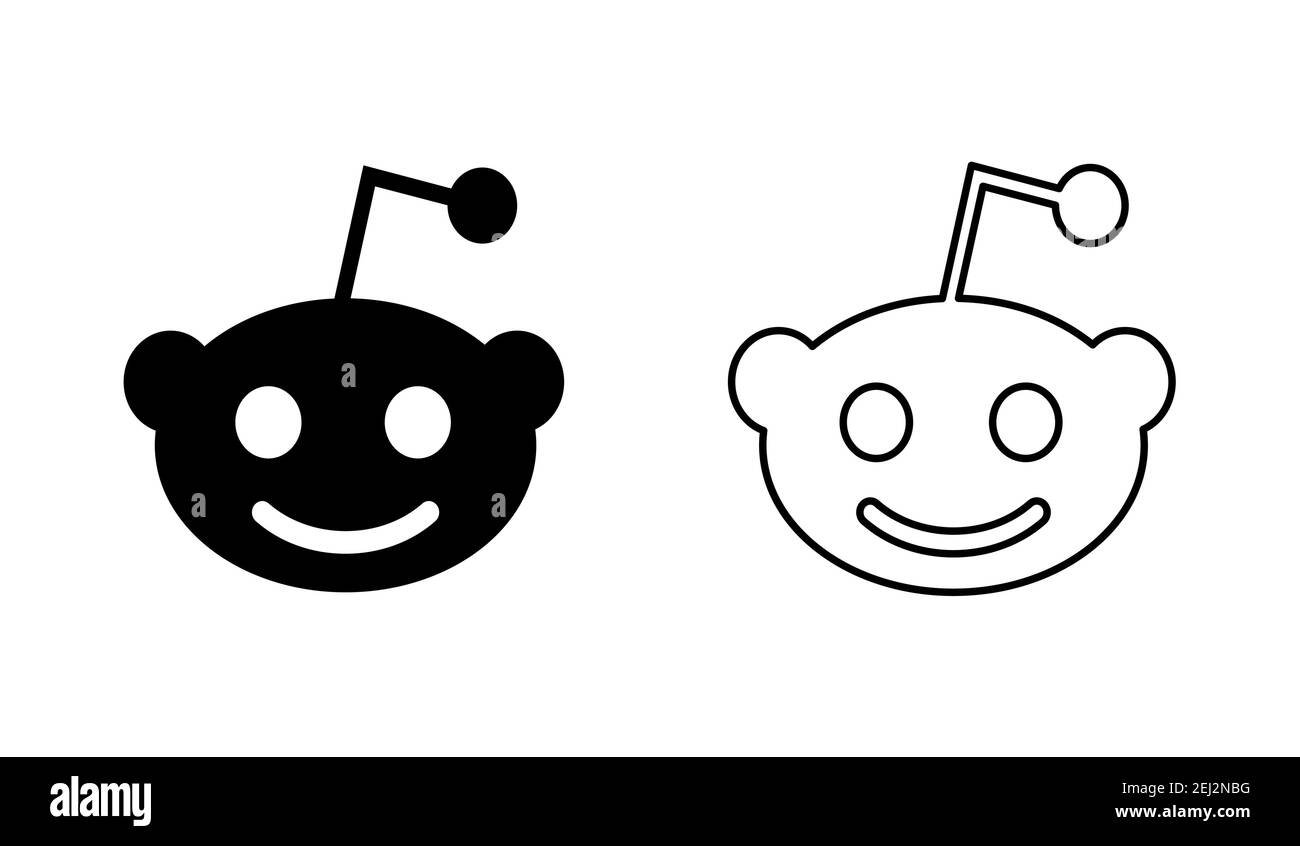Reddit App Black And White Stock Photos Images Alamy