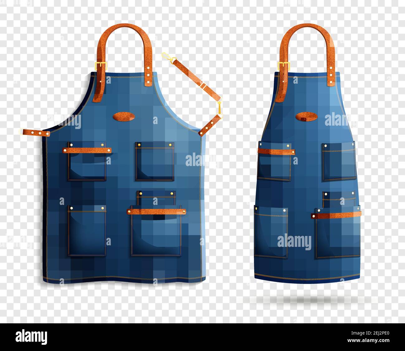 Leather aprons Stock Vector Images - Alamy