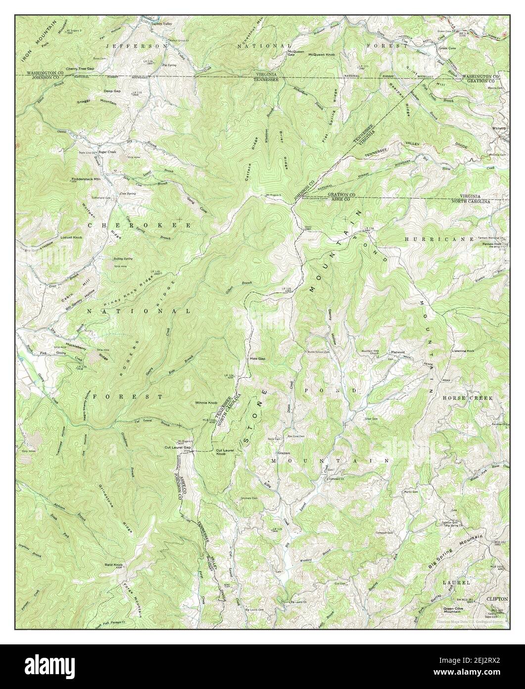Grayson, Tennessee, map 1959, 124000, United States of America by