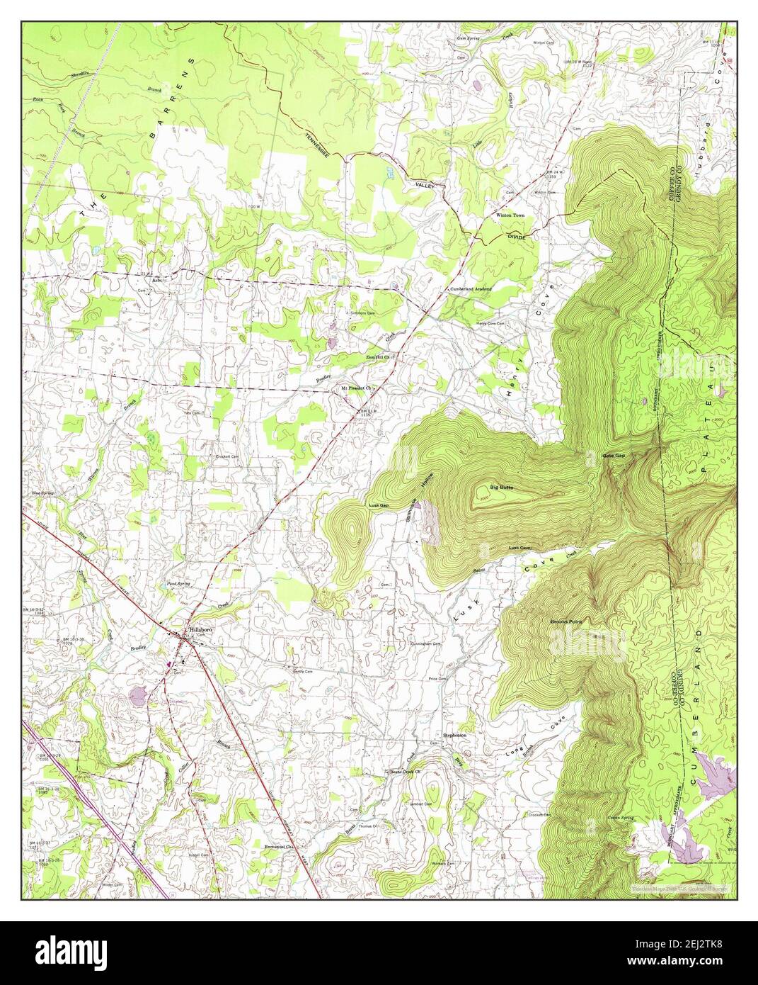 Map Of Hillsboro High Resolution Stock Photography and Images Alamy