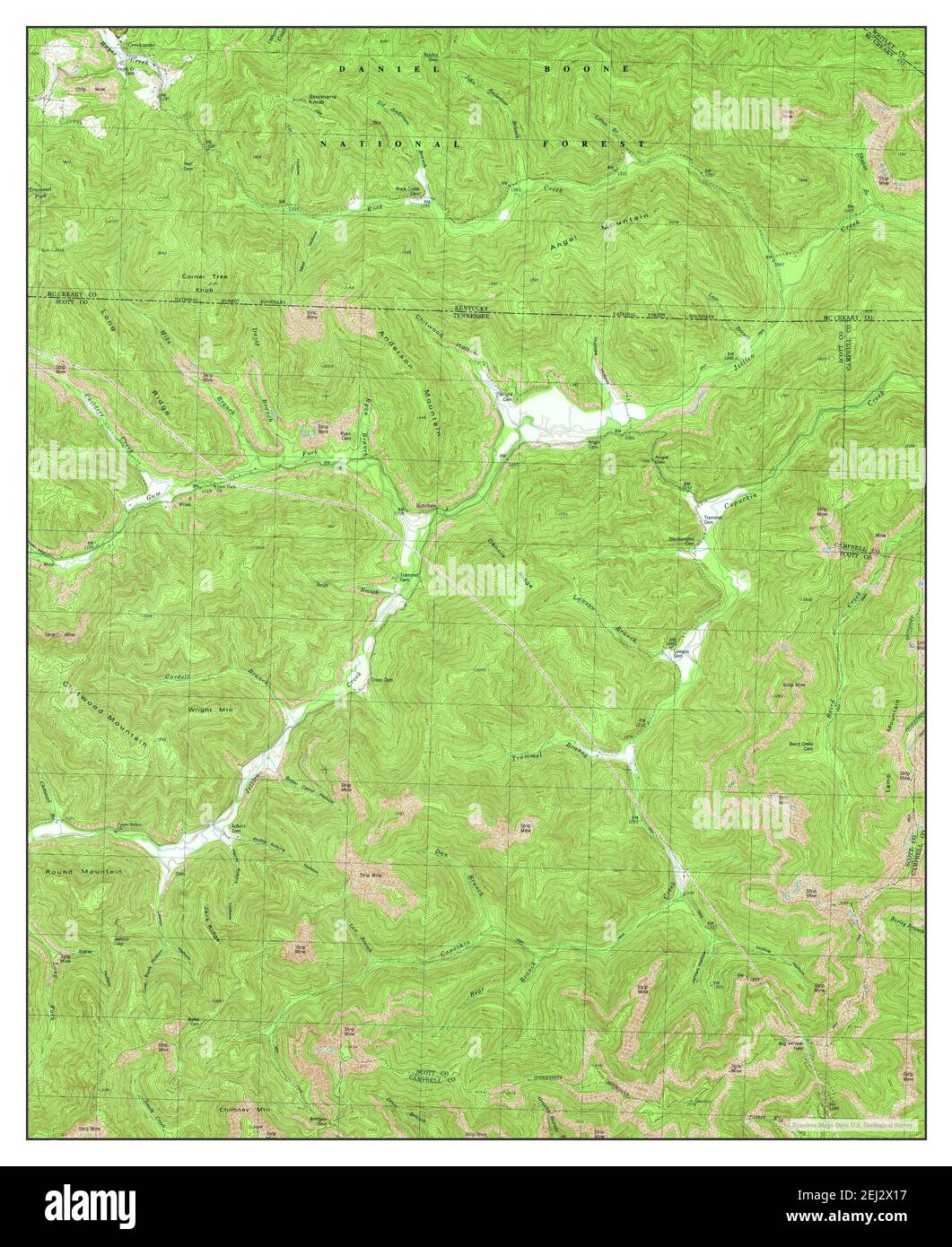 Ketchen, Tennessee, map 1980, 1:24000, United States of America by ...