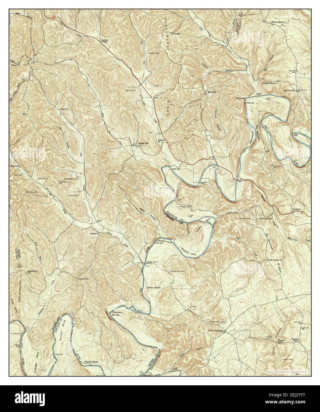 Lois, Tennessee, map 1947, 124000, United States of America by