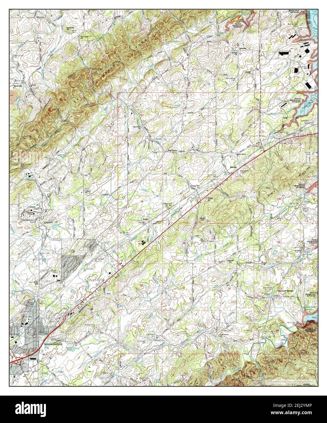 Madisonville, Tennessee, map 2003, 124000, United States of America by