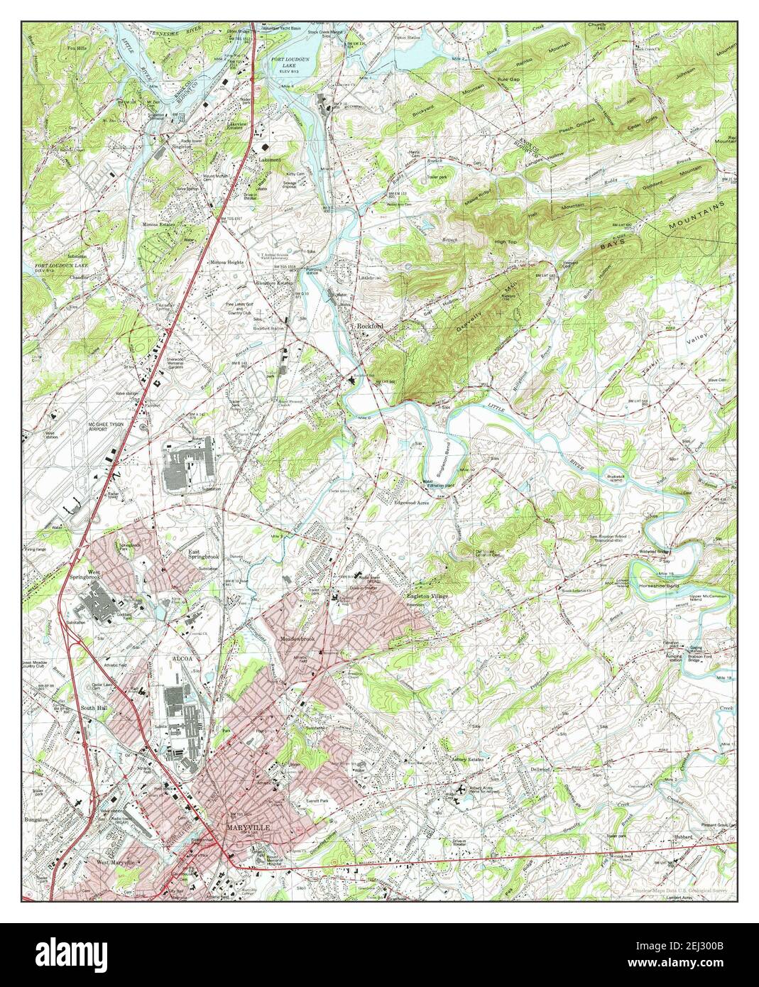 Map of maryville hi-res stock photography and images - Alamy