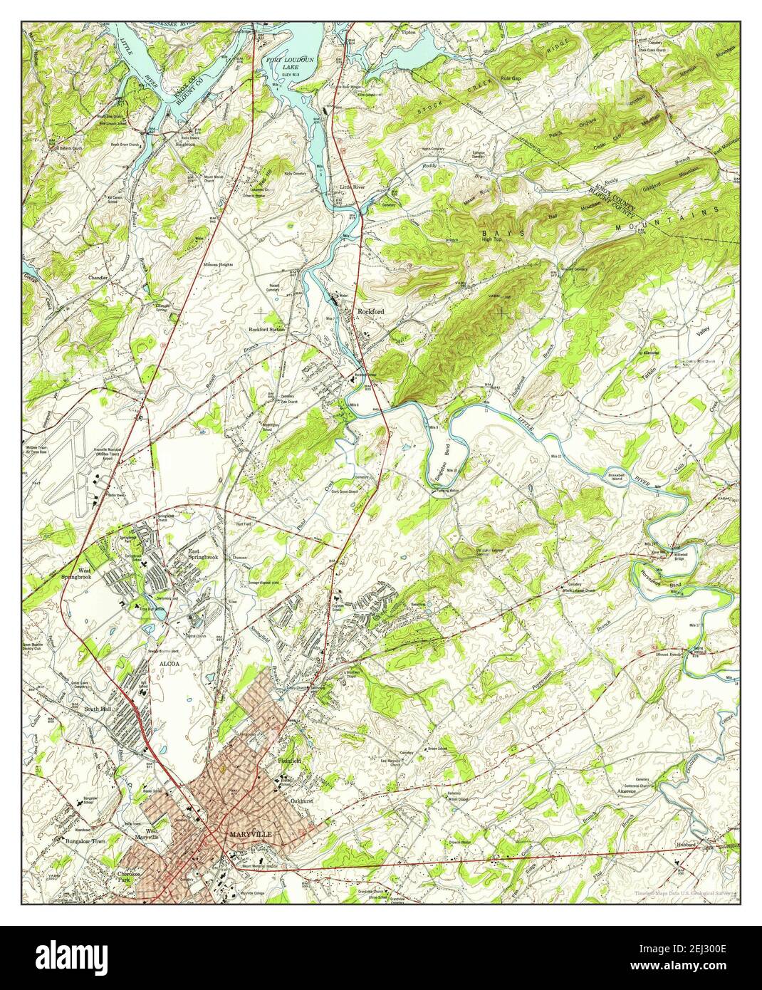 Map of maryville hi-res stock photography and images - Alamy
