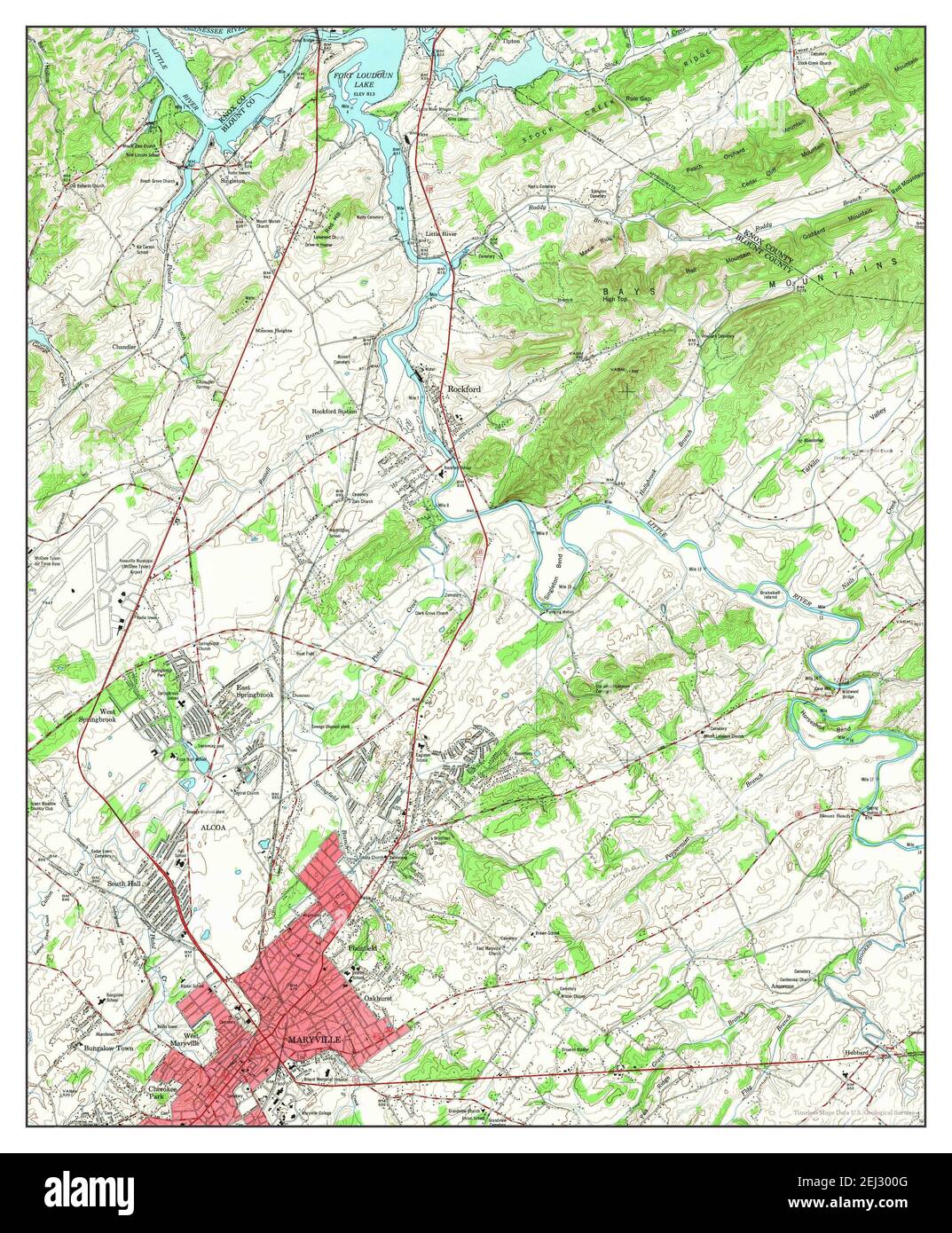 Map of maryville hi-res stock photography and images - Alamy