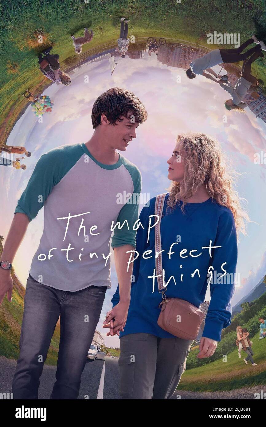 KATHRYN NEWTON and KYLE ALLEN in THE MAP OF TINY PERFECT THINGS (2021), directed by IAN SAMUELS