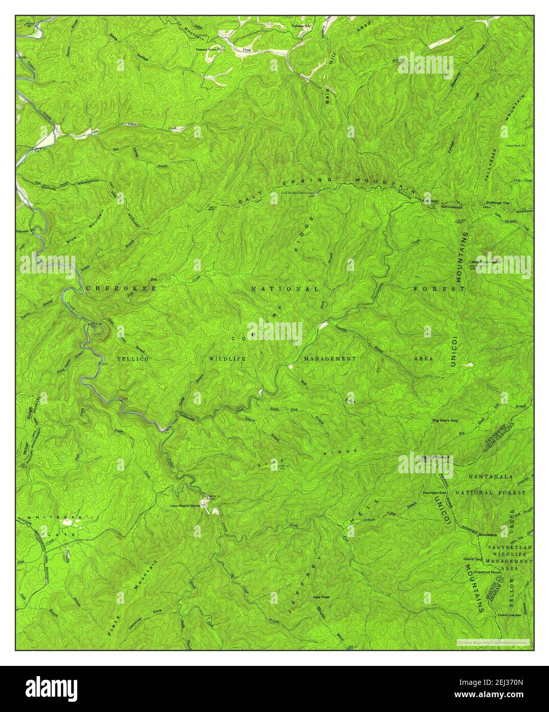 Whiteoak Flats Tennessee map - Whiteoak Flats Tennessee Map 1957 124000 United States Of America By Timeless Maps Data Us Geological Survey 2EJ370N