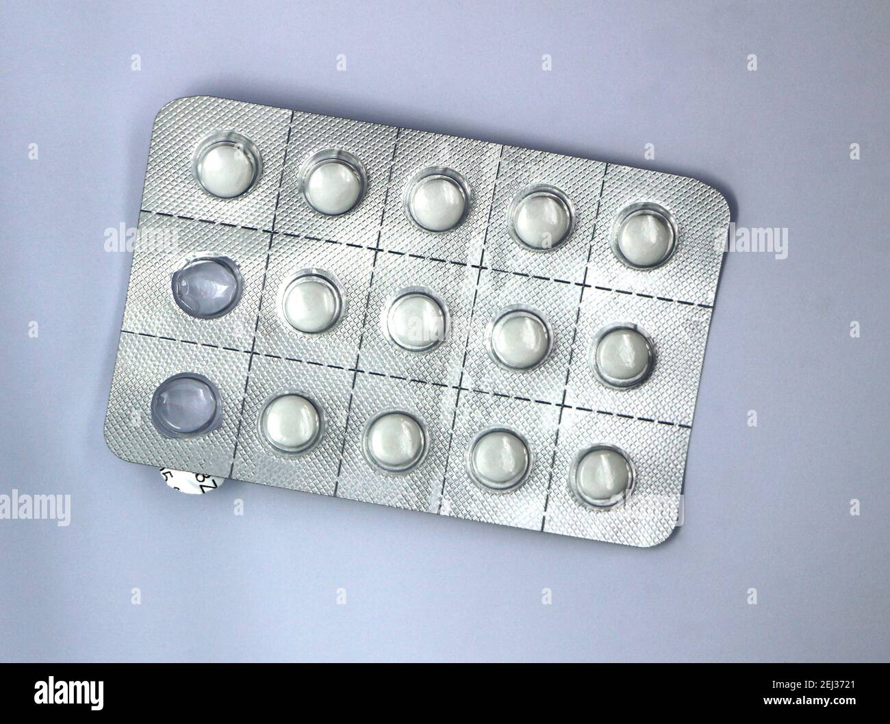 Photo of Bayer Adiro 100 mg aspirin medication tablets part used foil