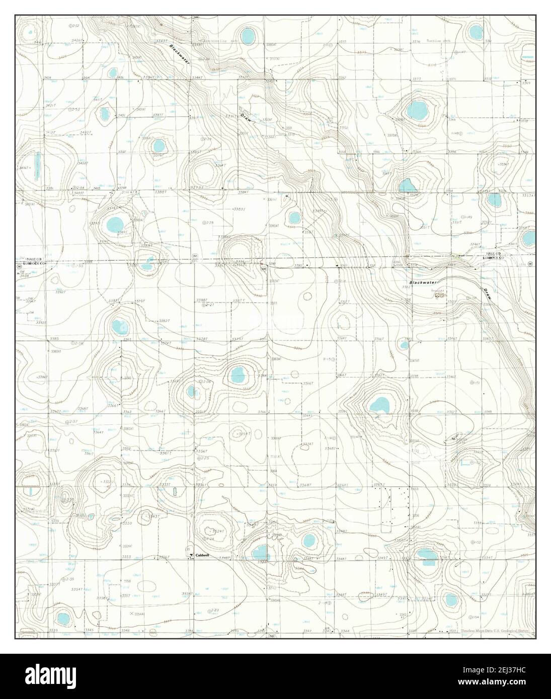 Abernathy SW, Texas, map 1985, 124000, United States of America by Timeless Maps, data U.S