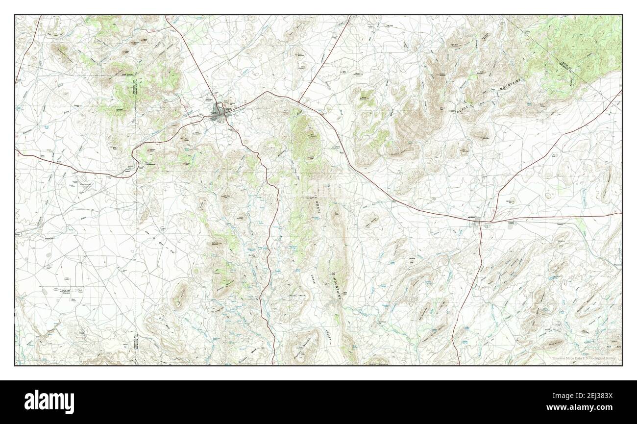 Alpine, Texas, map 1985, 1100000, United States of America by Timeless