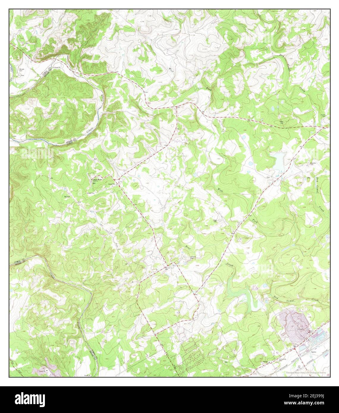 Bat Cave, Texas, map 1967, 124000, United States of America by