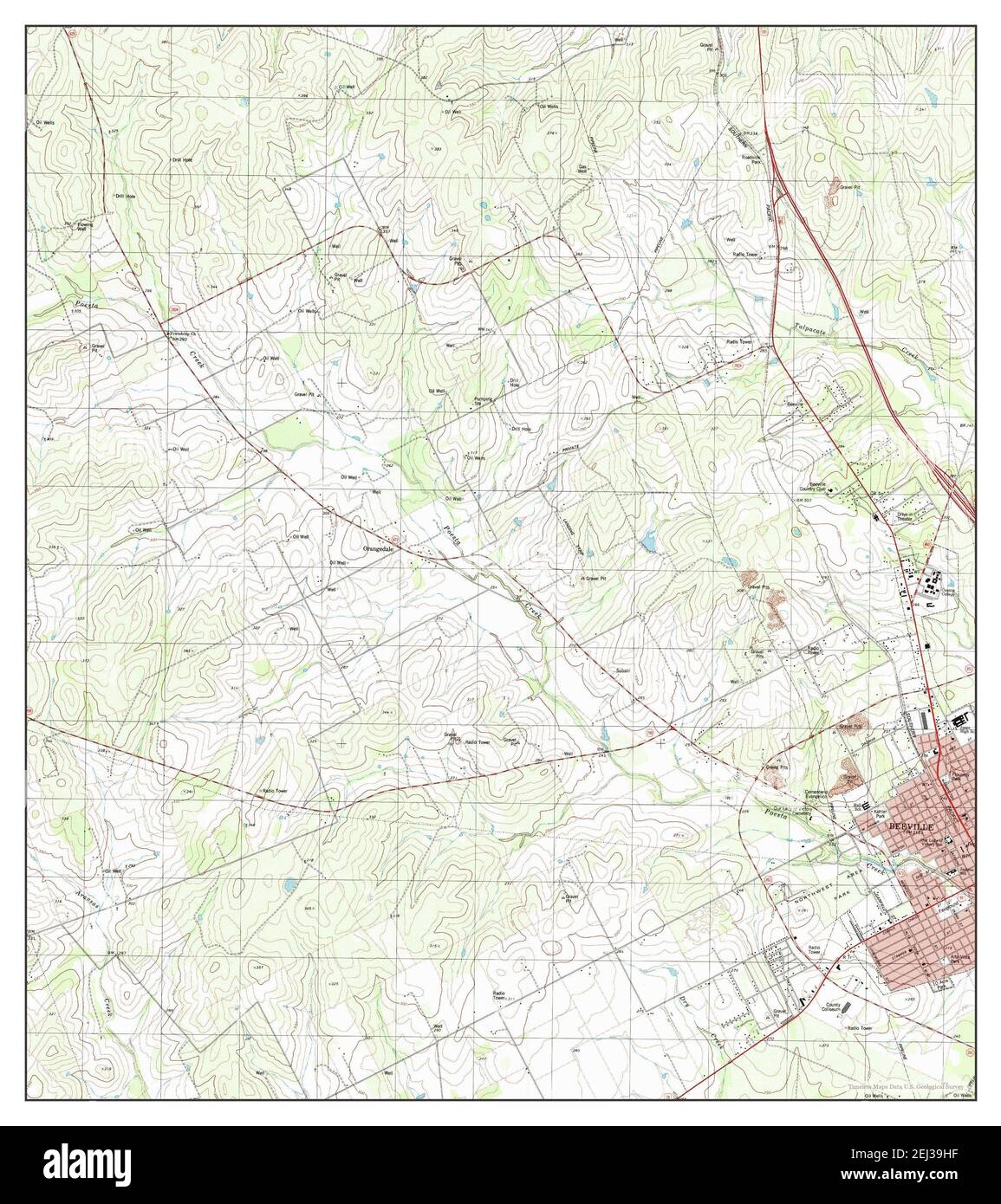 Map of beeville texas hires stock photography and images Alamy