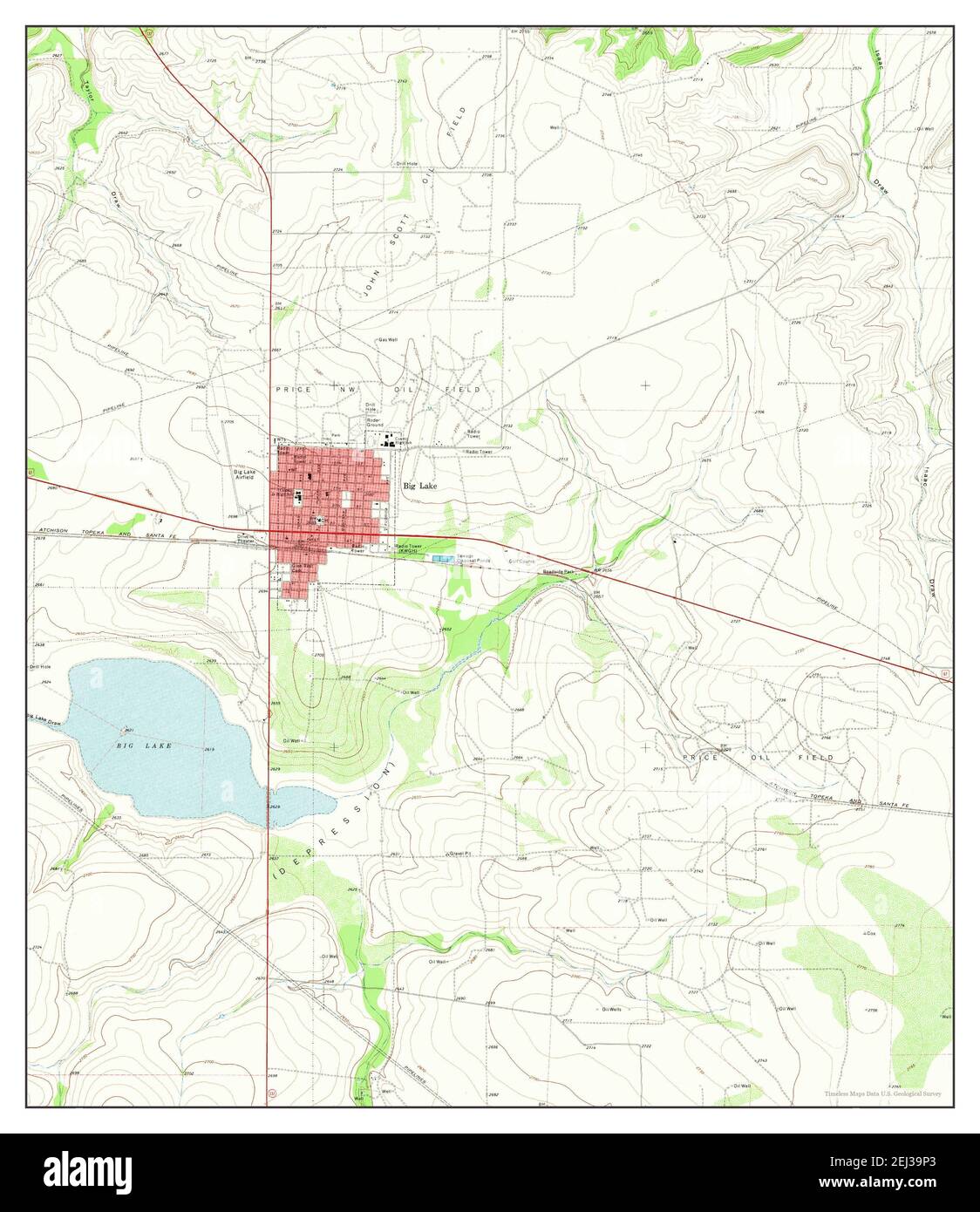 Big lake texas map Cut Out Stock Images & Pictures Alamy