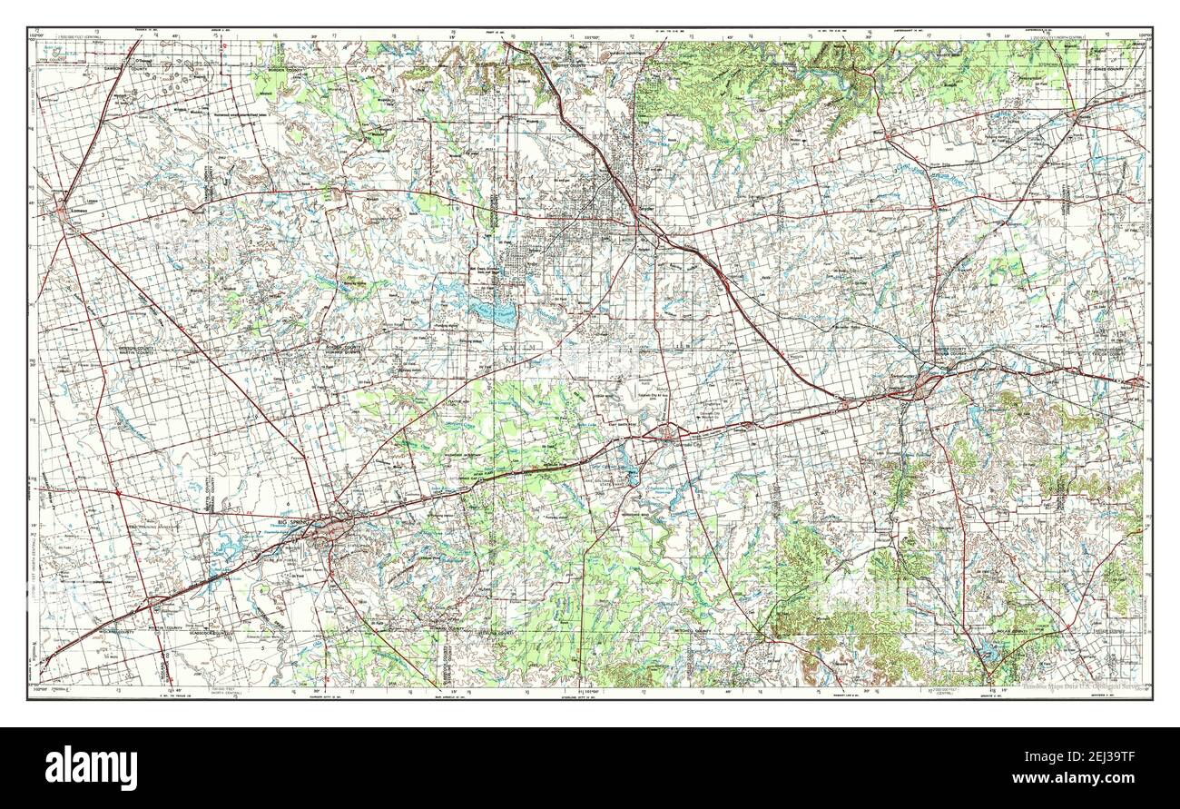 Spring Texas Map