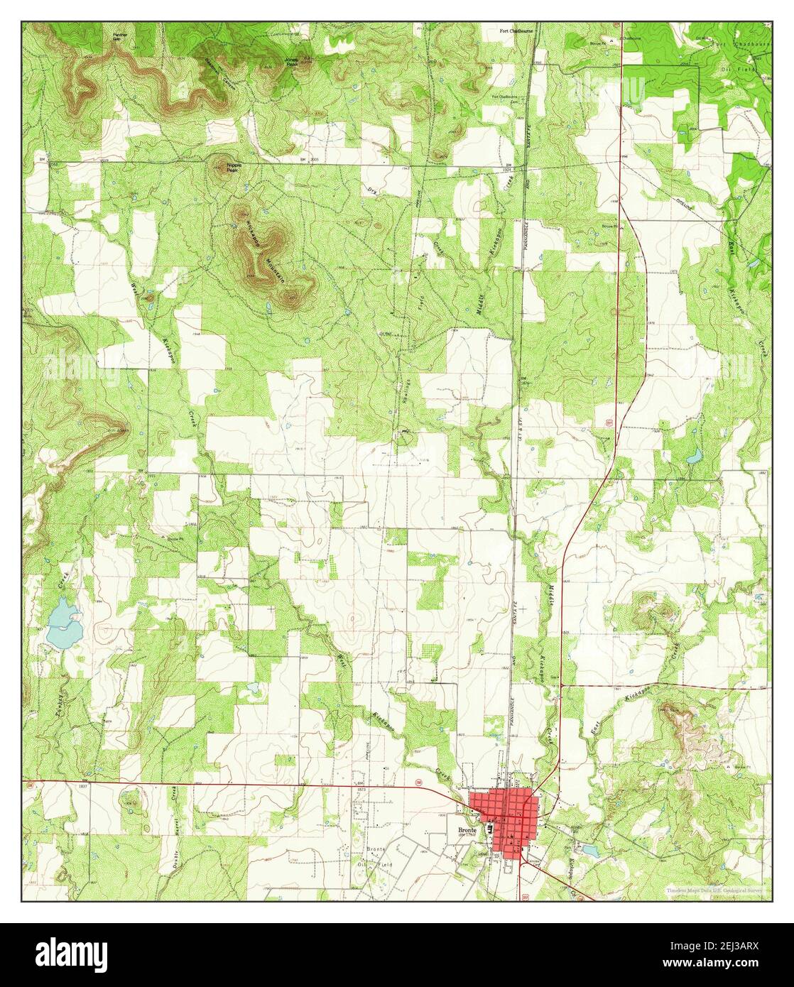 Bronte texas map Cut Out Stock Images & Pictures Alamy