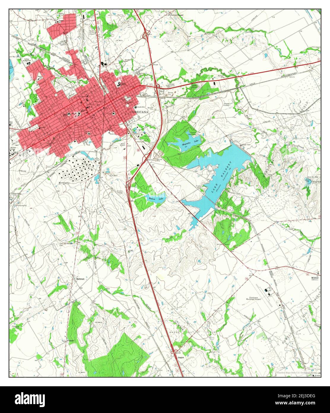 Corsicana texas map Cut Out Stock Images & Pictures Alamy