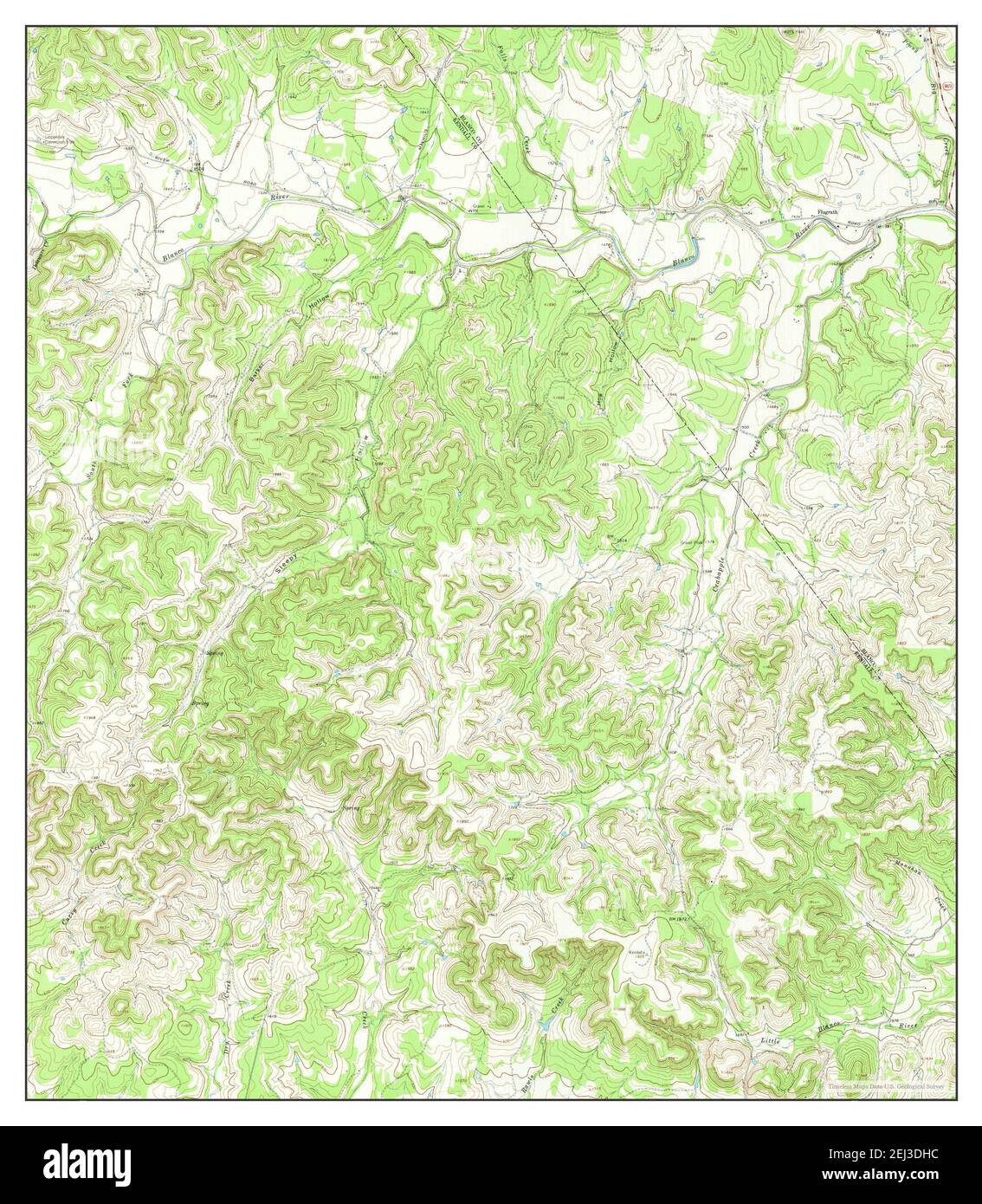 Crabapple Creek, Texas, map 1963, 124000, United States of America by