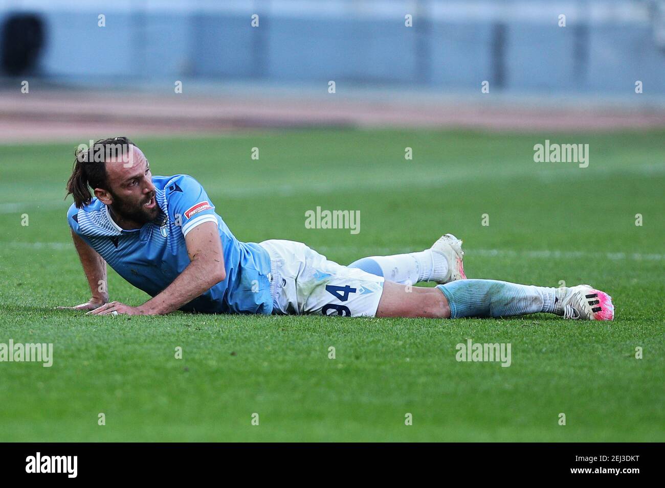 Vedat Muriqi of Lazio reacts during the Italian championship Serie A football match between SS Lazio and UC Sampdoria on Fe / LM Stock Photo